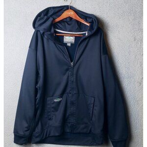 ARBORWEAR Tech Double Thick 2XL/2TG Full Zip Hoodie Navy Blue Fleece Lined